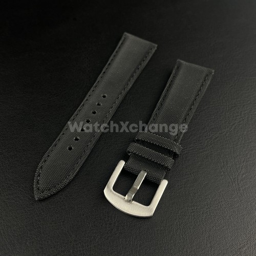 Black nylon sailcloth leather - nylon,