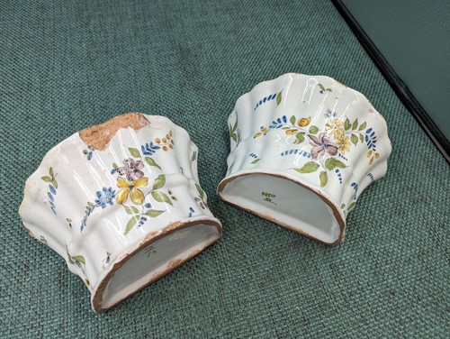 Antique french tin glazed - antique,