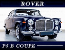 ROVER P5 B COUPE  #L1330 SIGN 23.7" x 18.0"  METAL LARGE SIGN VINTAGE CAR