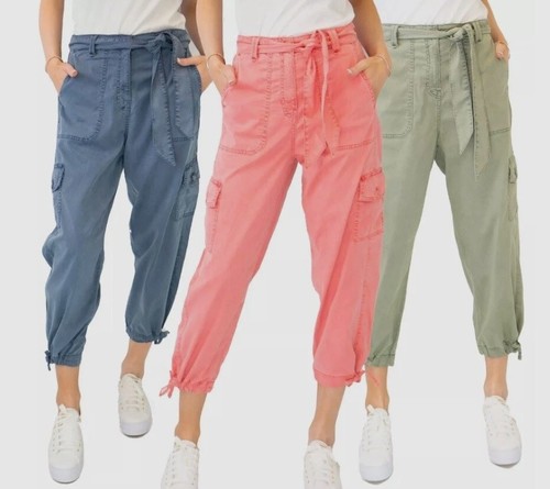Womens tencel crops cropped - womens,