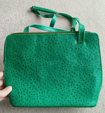 Emerald Green Leather Shoulder Crossbody Cross Body Bag