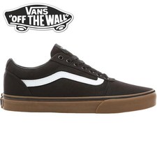 Vans Ward Mens Classic Old Skool Black Skate Shoes Trainers Size 7-14