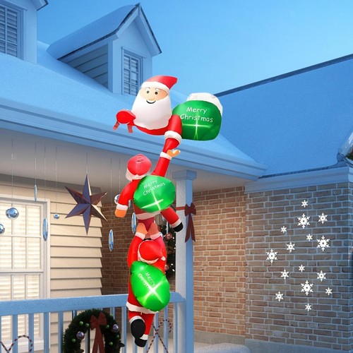 Christmas inflatable santa - christmas,