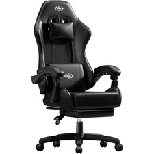 Gaming Chair with Footrest