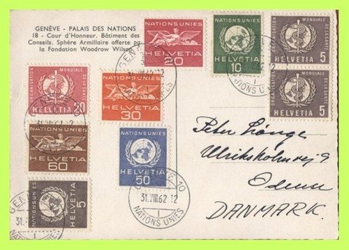 Switzerland 1962 palais - switzerland, 'palais