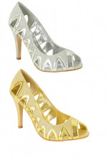 WOMENS LADIES CUT OUT HIGH