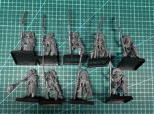 9 Tomb Guard Tomb Kings Assembled Unpainted Plastic Warhammer Fantasy Old World