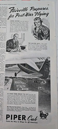 1944 piper cub airplane - 1944,
