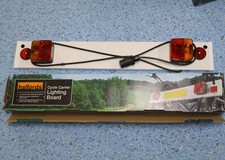trailer / Cycle Carrier Lighting Board, Brand new 2 meter cable and lights