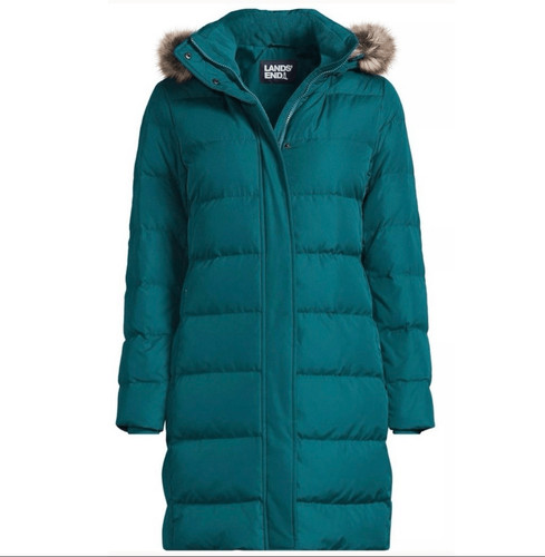 Lands end down feather puffer - end,