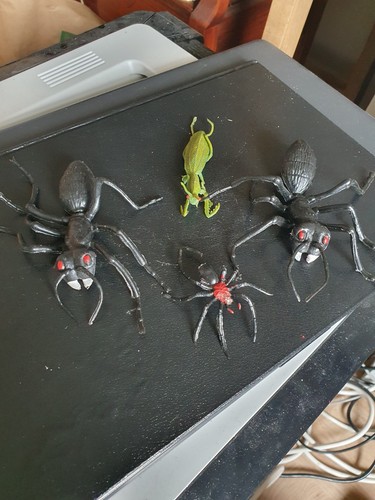 Vintage rubber toy - , insects