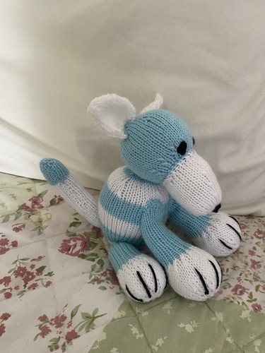 Handmade knitted whippet - handmade,
