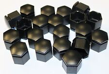 GENUINE VAUXHALL ASTRA ZAFIRA C MOKKA 2010-2020 WHEEL NUT COVERS BLACK 19mm x20