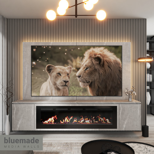 2400mm media wall furniture - 2400mm,