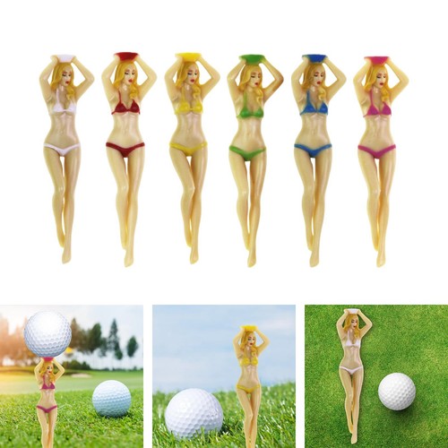 Novelty golf tees - golf, bikini