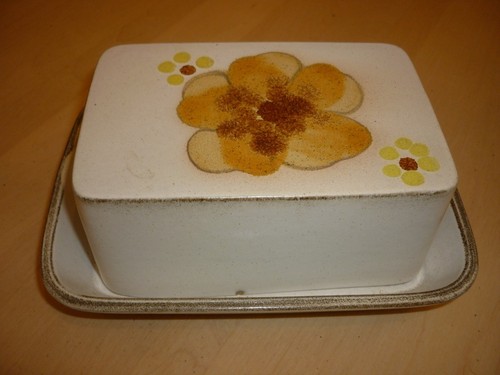 Denby minstrel butter dish - denby,