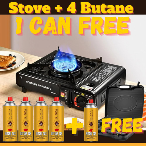 Butane gas bottles - 4, +