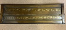 Vintage Wooden Snooker Score Board