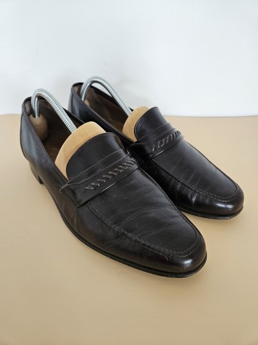 Bally brown leather slip - bally,