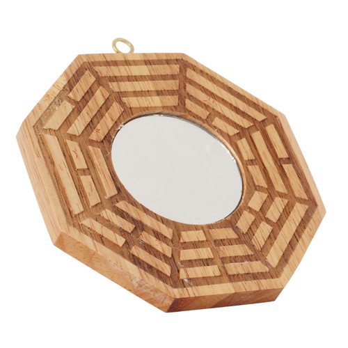 Bagua mirror wooden concave - bagua,