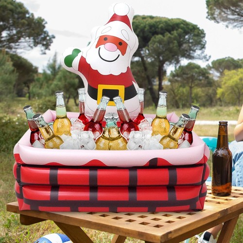 Inflatable christmas cooler - christmas,