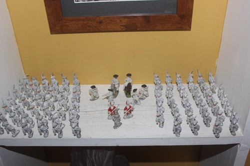Front rank marching figures - rank,