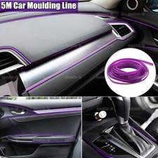 Car Decoration Moulding Trim Strip Purple Point Edge Gap Door Panel Accessories