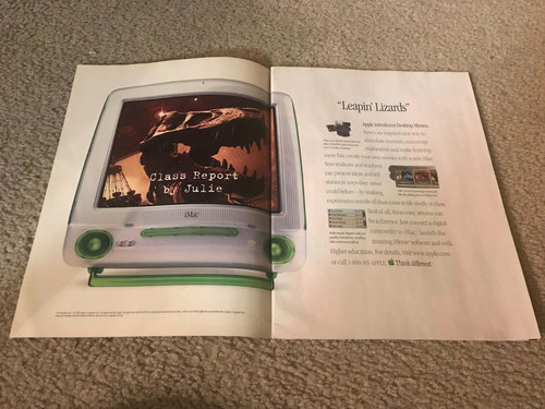 Vintage 2001 apple imac - 2001, poster