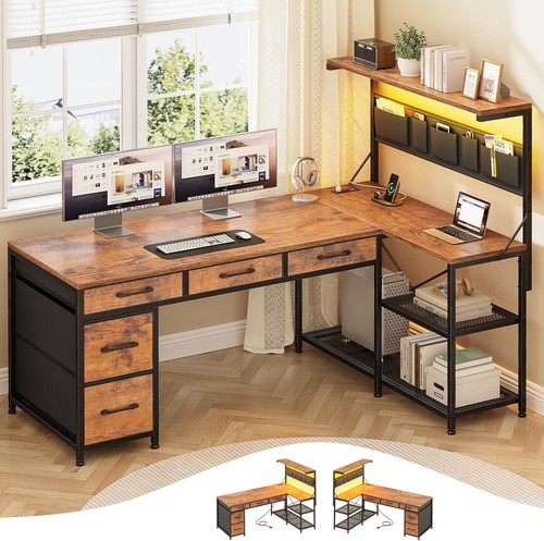 Corner computer desk - computer,