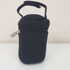 Tommee Tippee Insulated Bottle Bag Black Thermal Travel Food Warmer Bag Pouch