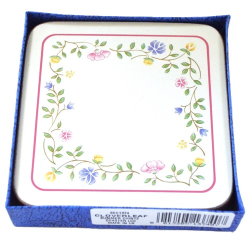 Cloverleaf summer chintz - cloverleaf,
