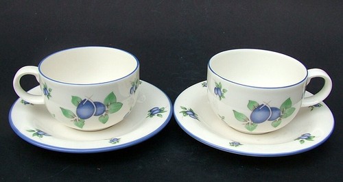 Two royal doulton blueberry - doulton,