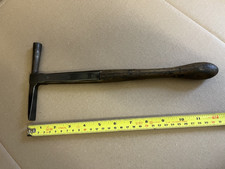 ANTIQUE STRAPPED HAMMER - UPHOLSTERERS / LEATHERWORKING / TACK HAMMER