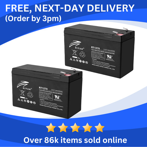 Ritar 12v 7ah batteries - x,