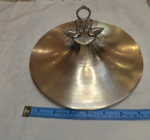 Vintage silver plate swan - vintage,