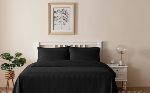 Luxury satin stripe microfibre - luxury,