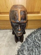 Tribal African wooden head