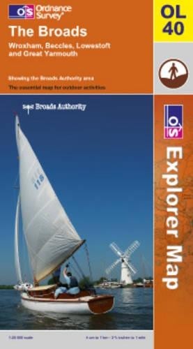 The broads - (os, map)