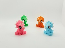 Triceratops, Knitted, Keyring