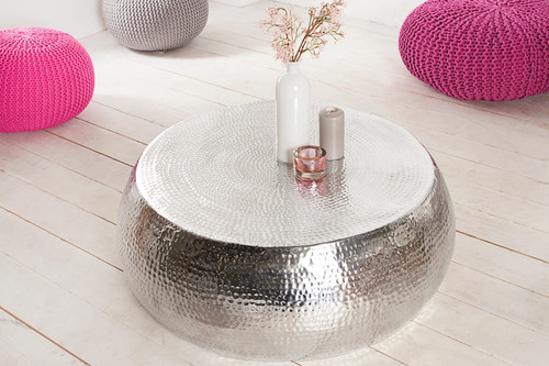Round coffee table orient 80cm - coffee,