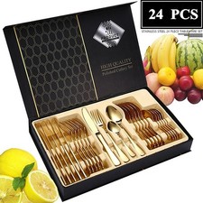 Stainless steel set gold - ,
