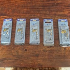 Vibrax Spinners 5 Pack Size 2 - Inline rotex spinner lure -Chub Perch trout