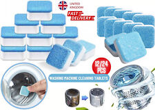 12/24PCS Finally Fresh Washing Machine Cleaner White Count Powder Tablets