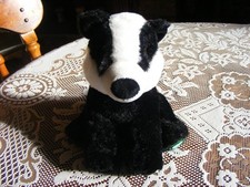 Your Planet Gosh Designs Badger 9" Seated Soft Toy/Teddy.