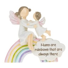 Rainbow Angel Figurines - Mum