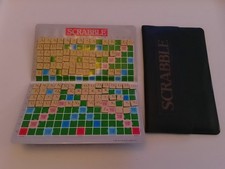 ? Vintage Spears Magnetic Pocket Travel Scrabble 2 Tile Holders complete