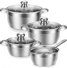 Velaze 7-Piece Cooking Pot Set