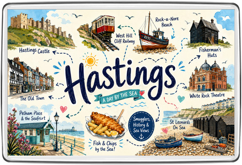 Hastings fridge magnet travel - magnet,