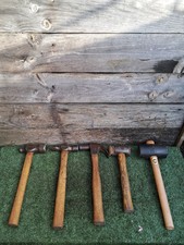 Job Lot Vintage Hammers Wooden