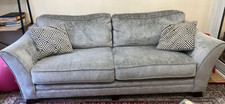 Sofa Grey Colour 2x 2 Seater